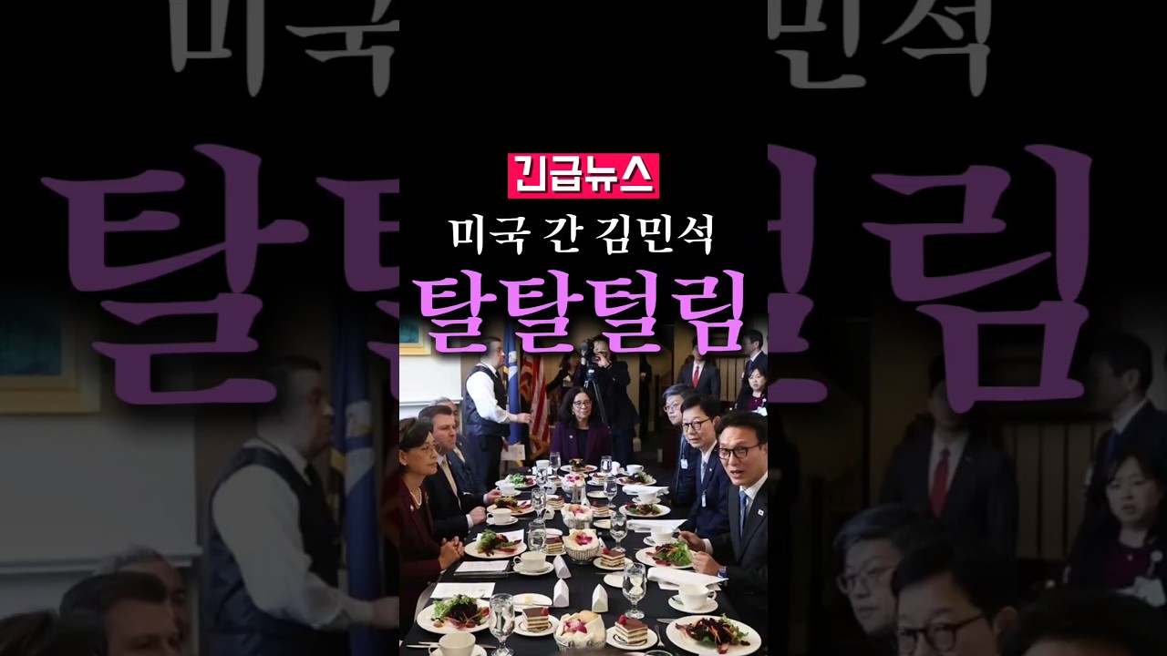 (속보) 미국 의원들에게 탈탈 털리는 김민석.